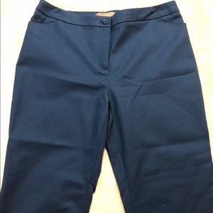 Chico’s size 1 slim regular blue night pants